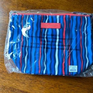 Vera Bradley Peppy Polly Crossbody in Cobalt Stripe